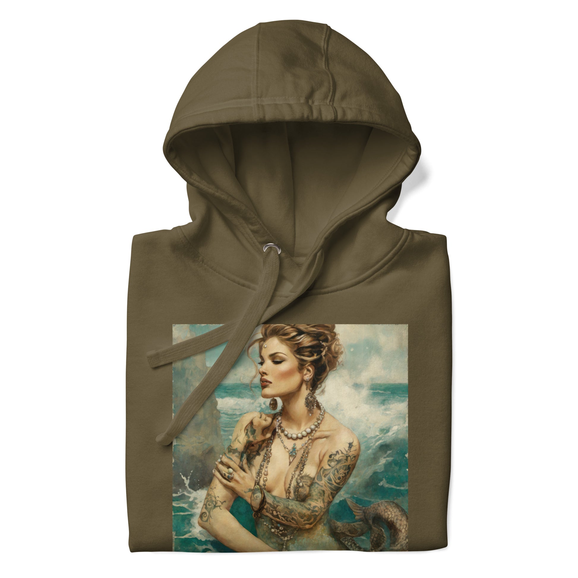 Mermaid with Tattoos Men's Hoodie