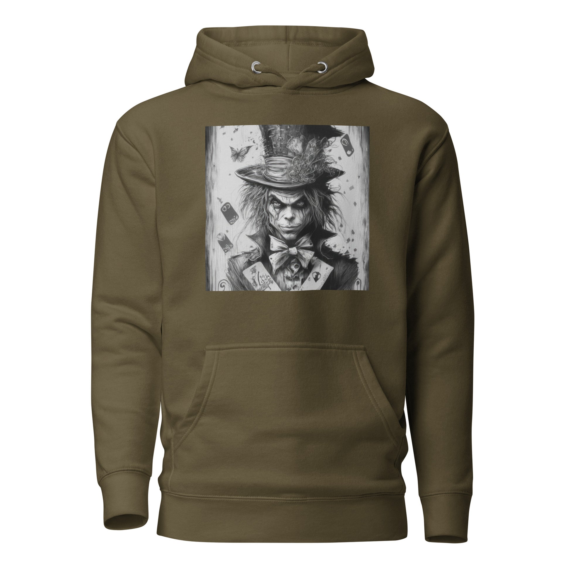 Sly Mad Hatter Men's Hoodie Military Green