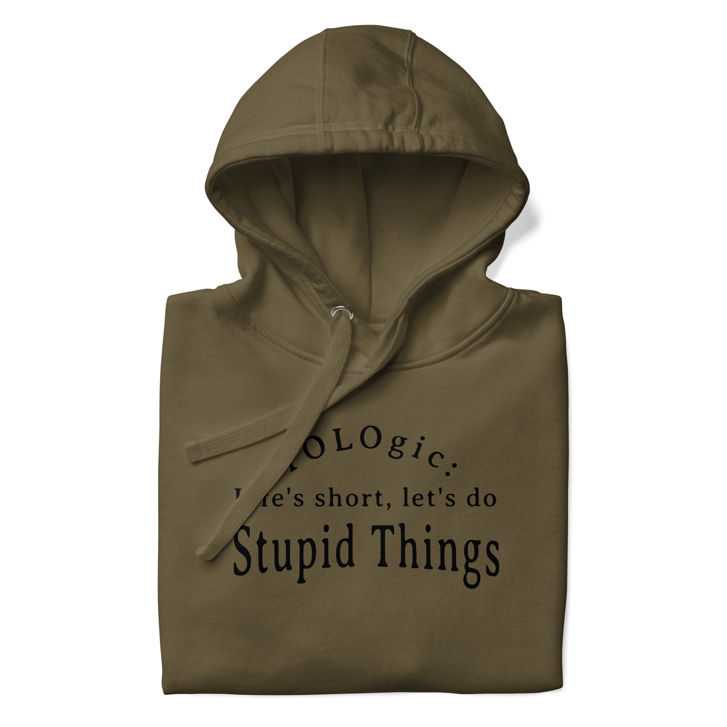 YOLOgic Men's Funny Hoodie