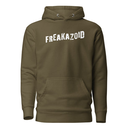 Freakazoid Men's Funny Hoodie Military Green