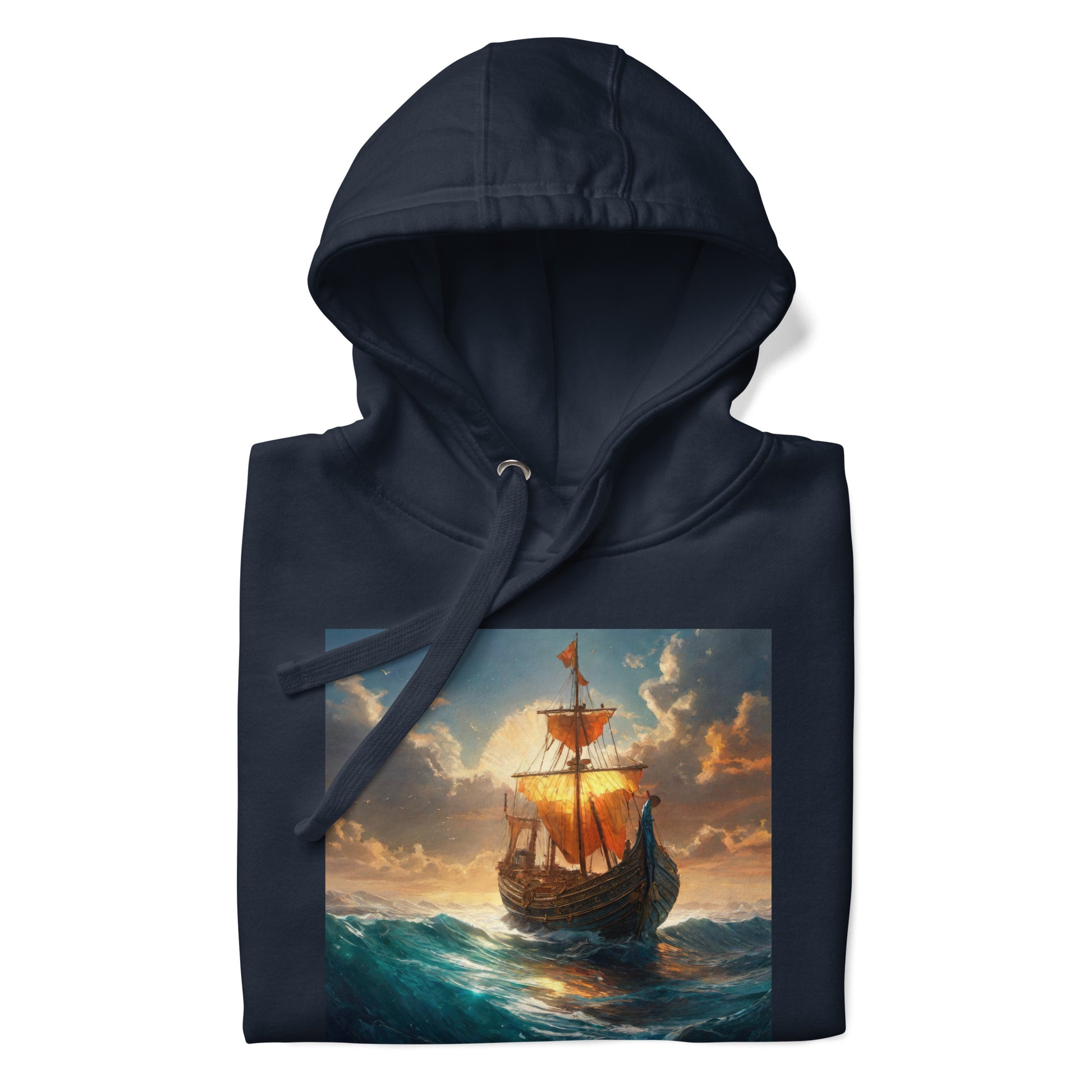 Sunset Ship Men's Hoodie