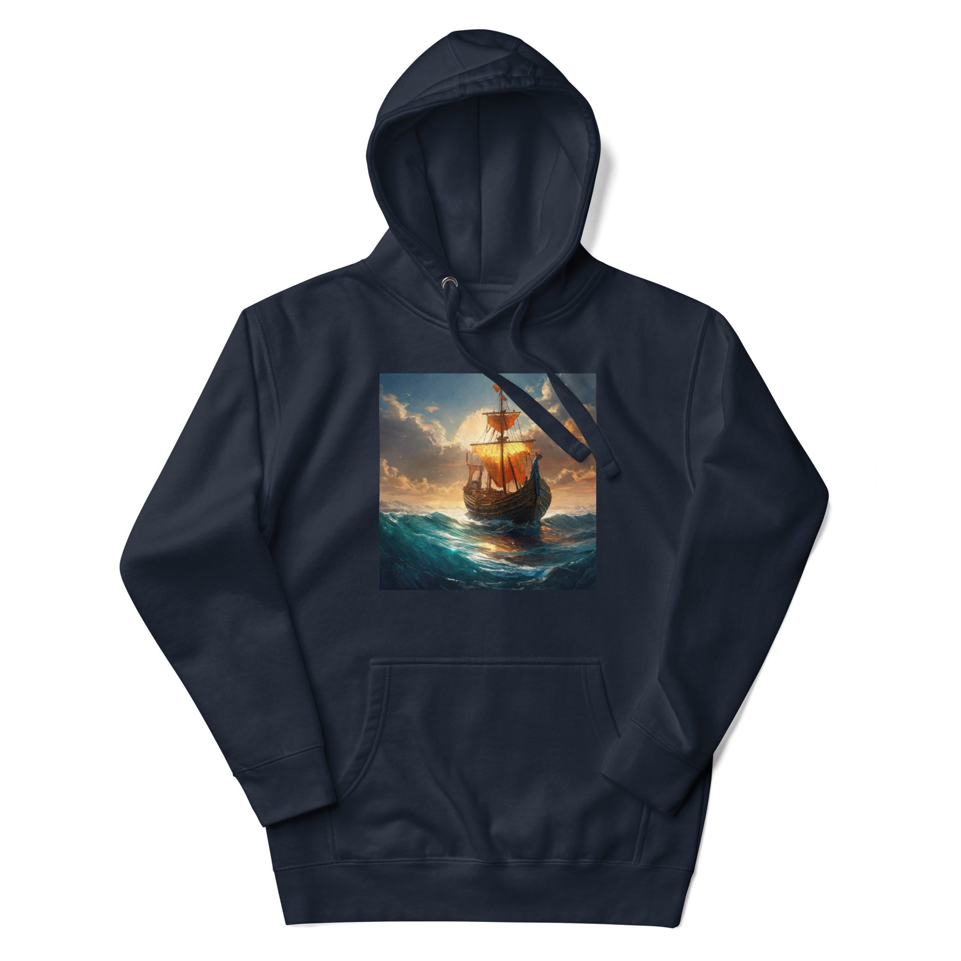 Sunset Ship Men's Hoodie