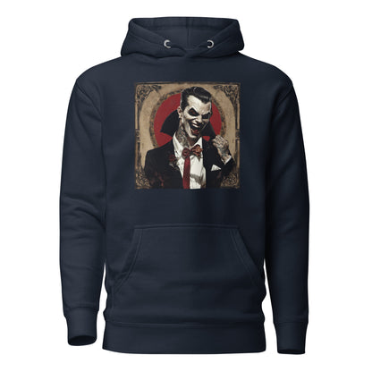 Psyched Vampire Men's Hoodie Navy Blazer