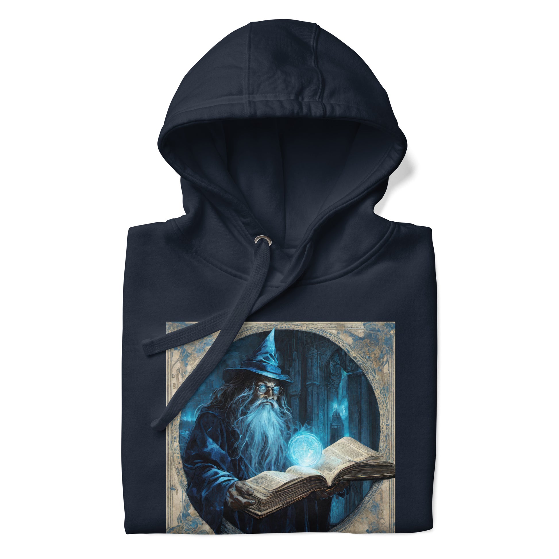 Wizard with Spell Book Men's Hoodie