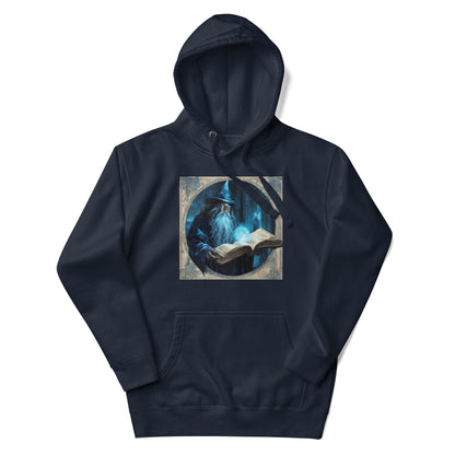 Wizard with Spell Book Men's Hoodie