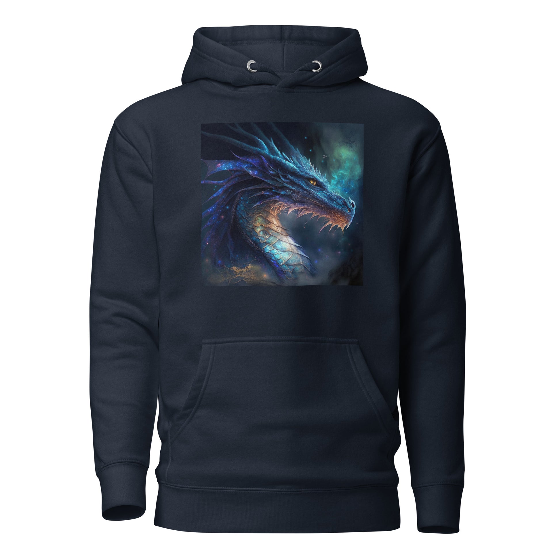 Blue Dragon Men's Fantasy Hoodie Navy Blazer