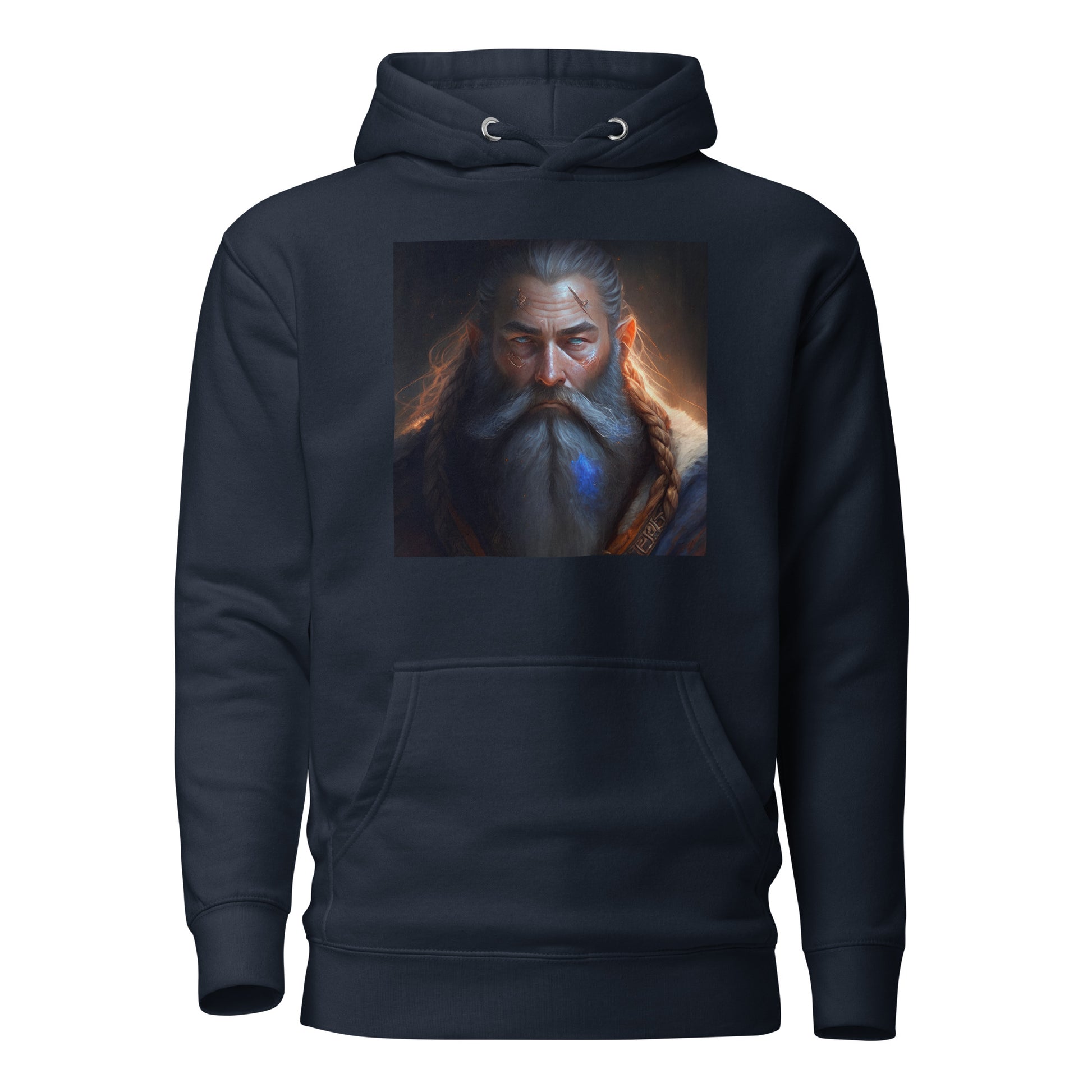 Wise Wizard Men's Hoodie Navy Blazer