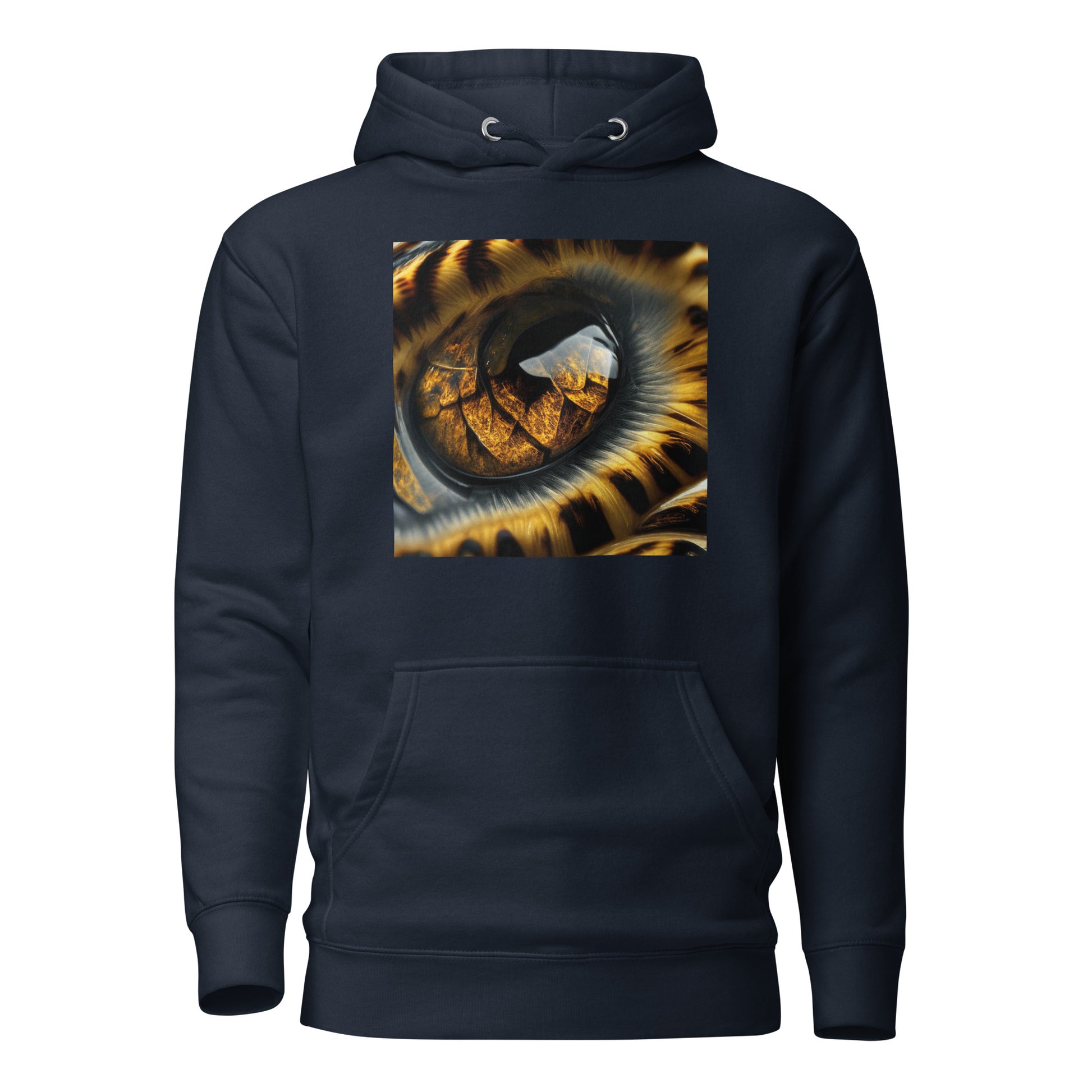 Leopard's Eye Men's Hoodie Navy Blazer