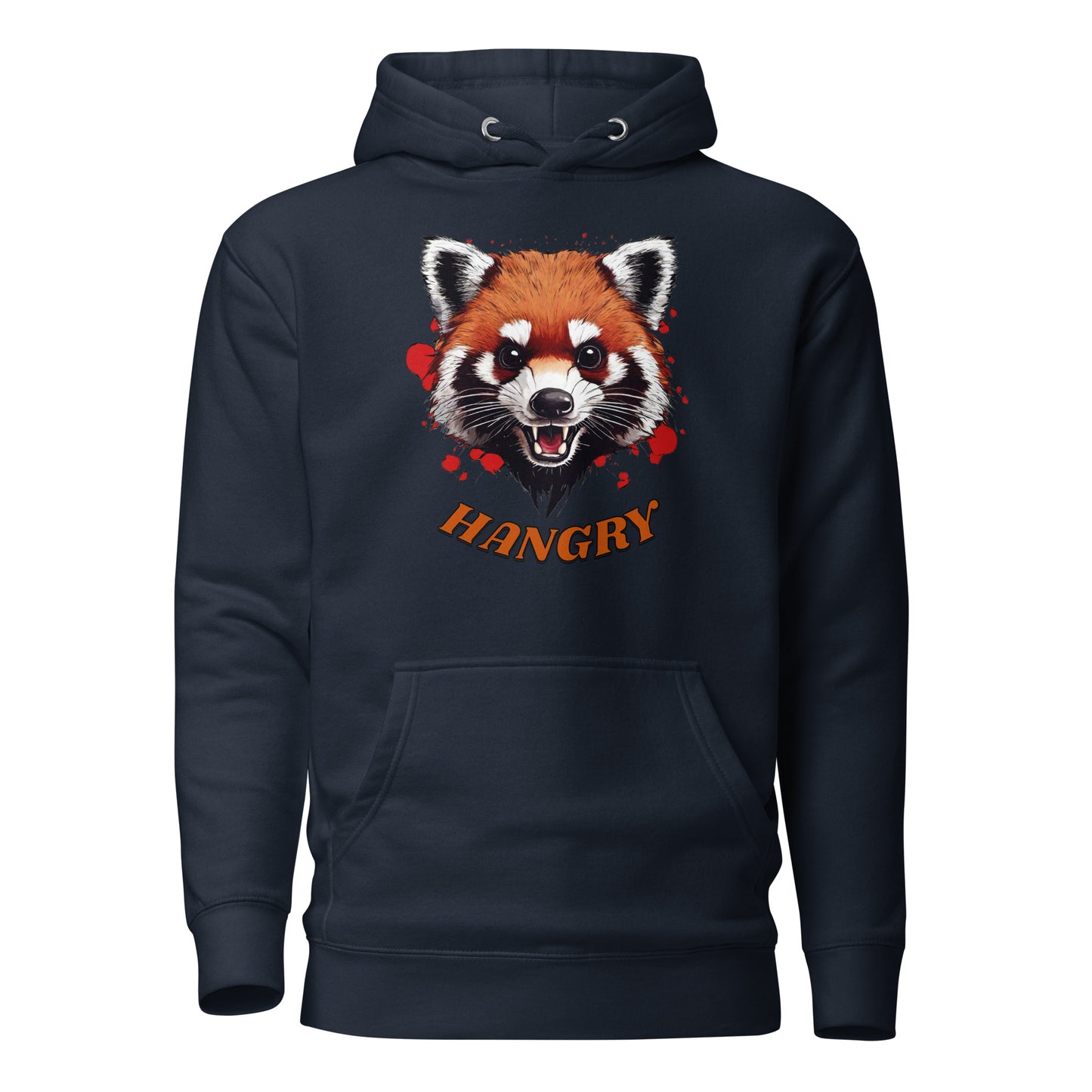 Hangry Men's Funny Hoodie Navy Blazer