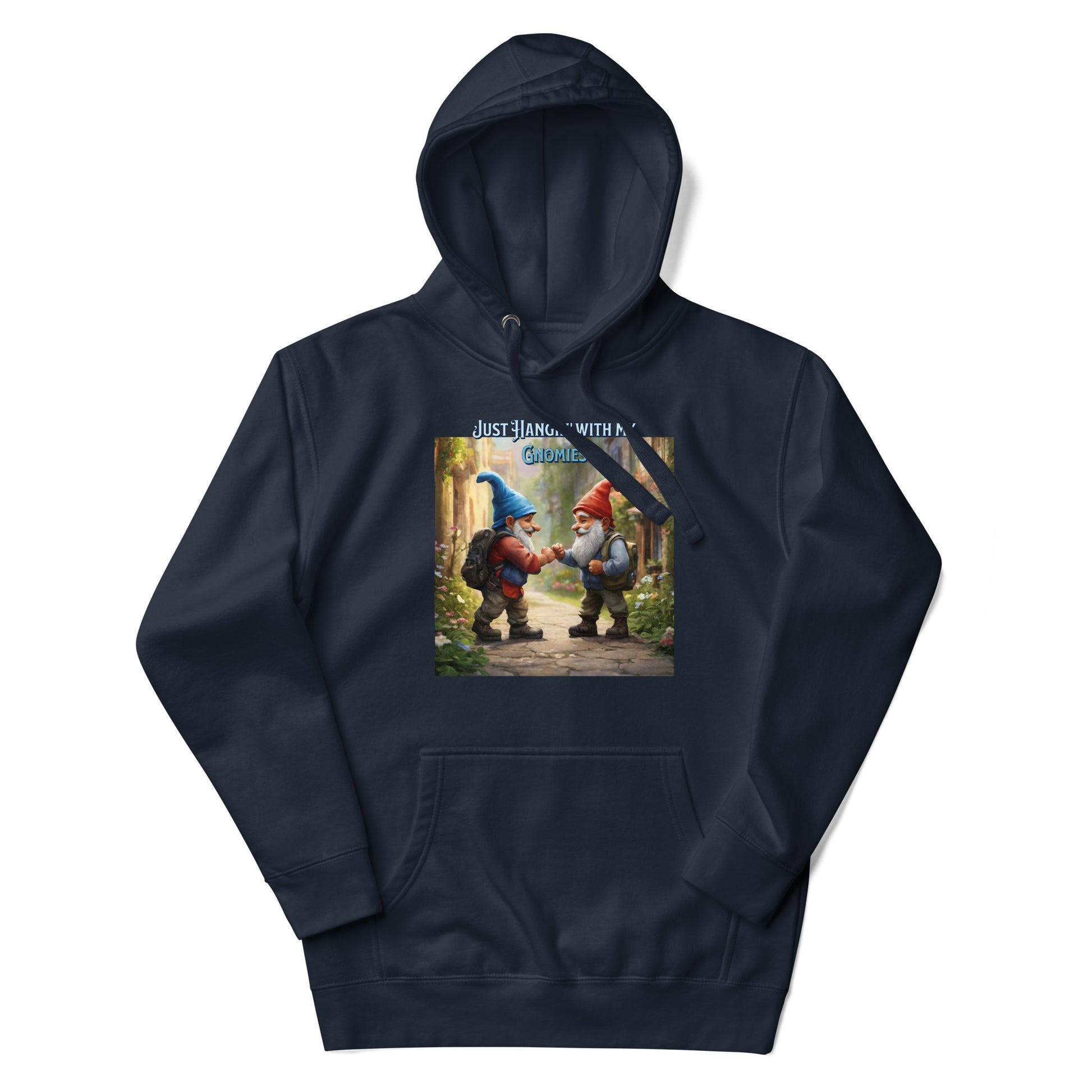 Just Hangin' with my Gnomies Men's Funny Hoodie