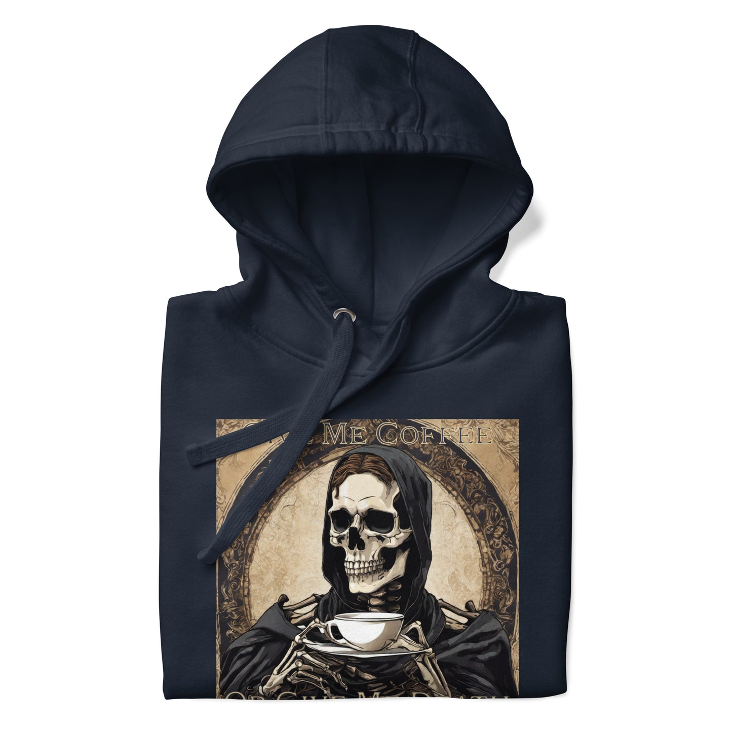 Give Me Coffee or Give Me Death Men's Funny Hoodie