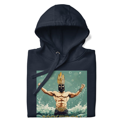 Broseidon Men's Funny Graphic Hoodie