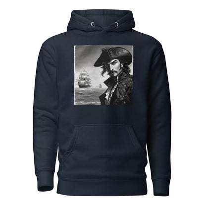 Captain Hook's Gaze Men's Hoodie Navy Blazer