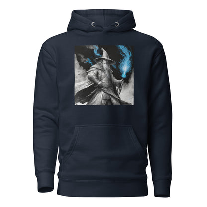 Wondrous Wizard Men's Hoodie Navy Blazer