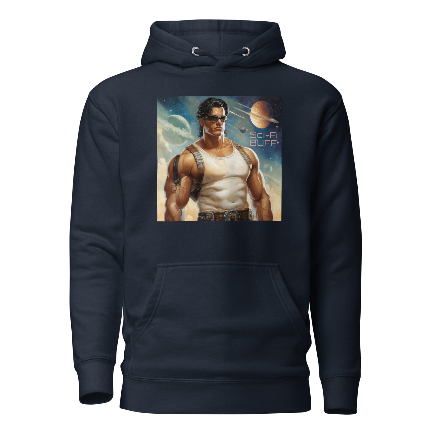 Sci-Fi Fan Men's Hoodie - Sci-Fi Buff Navy Blazer