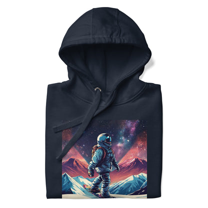 Snowboarding Astronaut Men's Hoodie