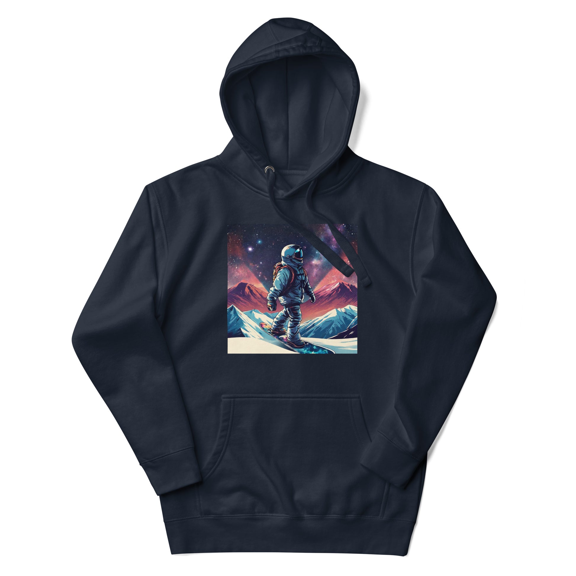 Snowboarding Astronaut Men's Hoodie