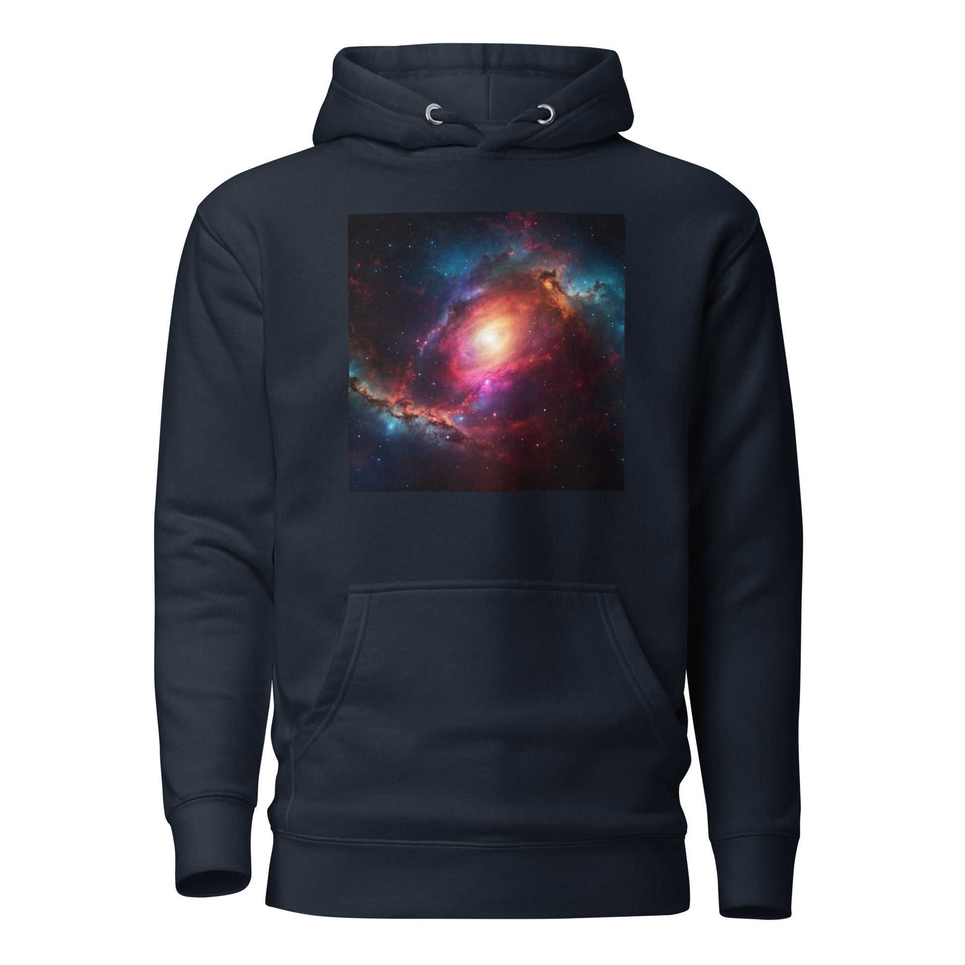 Cosmic Expanse Men's Outer Space Hoodie Navy Blazer