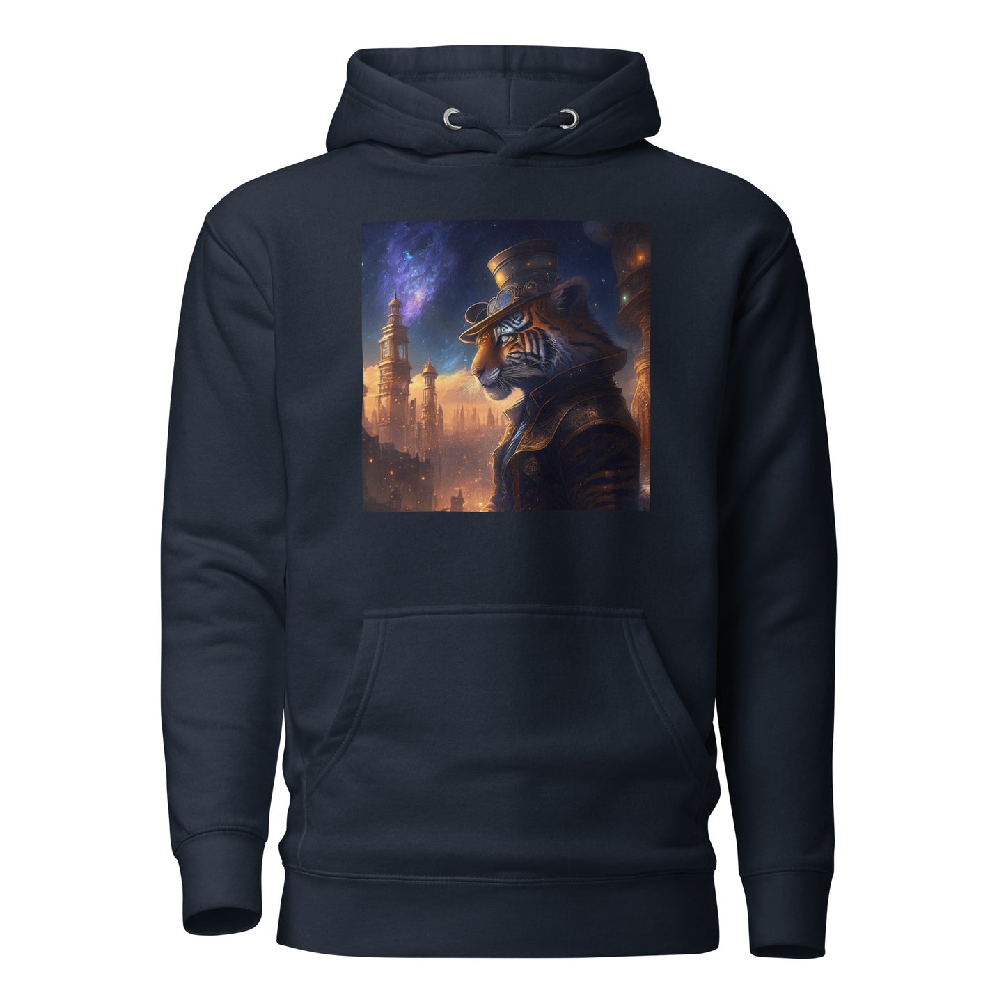 Midnight Tiger Men's Hoodie Navy Blazer