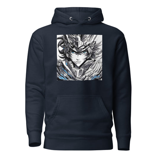 Soul Searching Hero Men's Anime Hoodie Navy Blazer