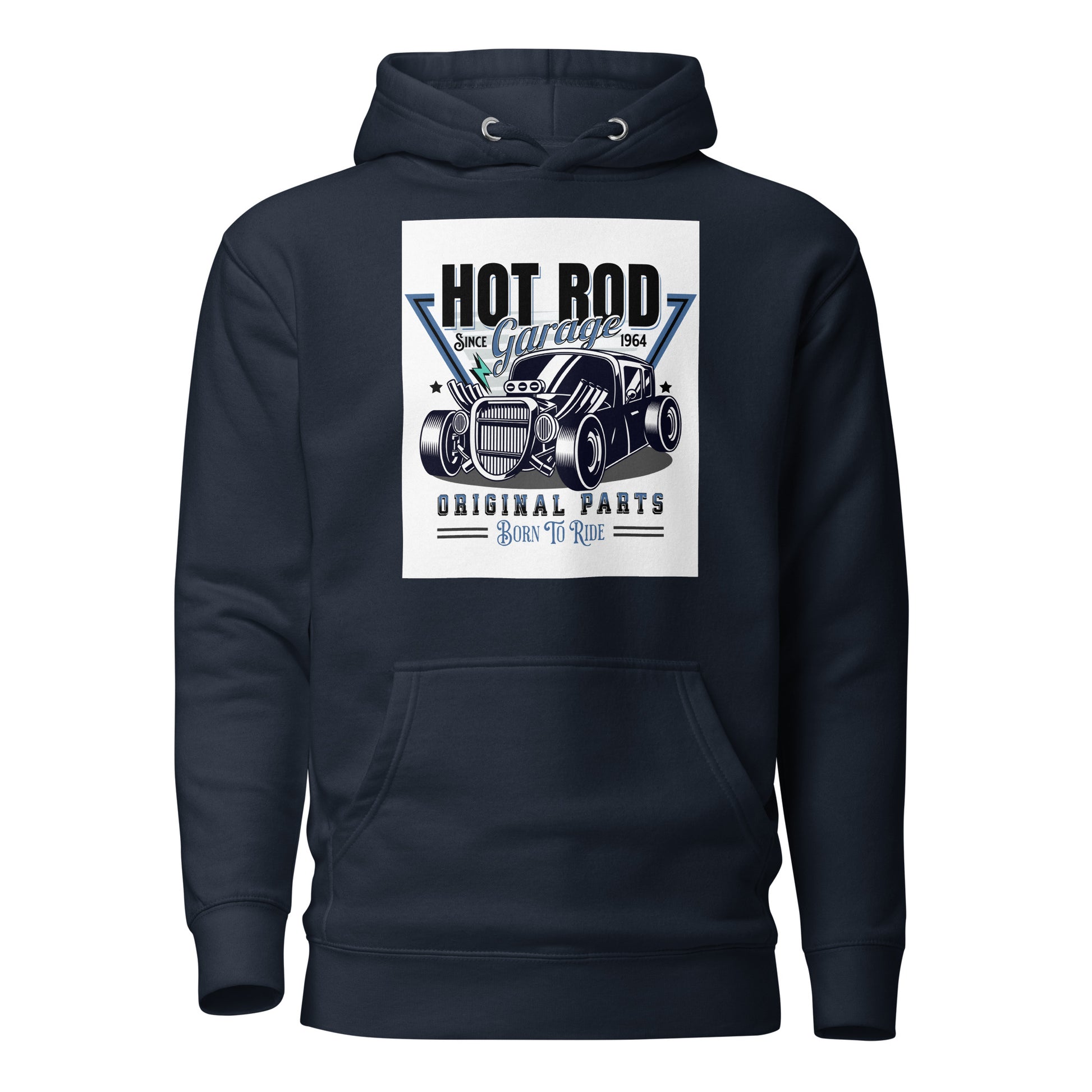 Hot Rod Garage Dad Hoodie Navy Blazer