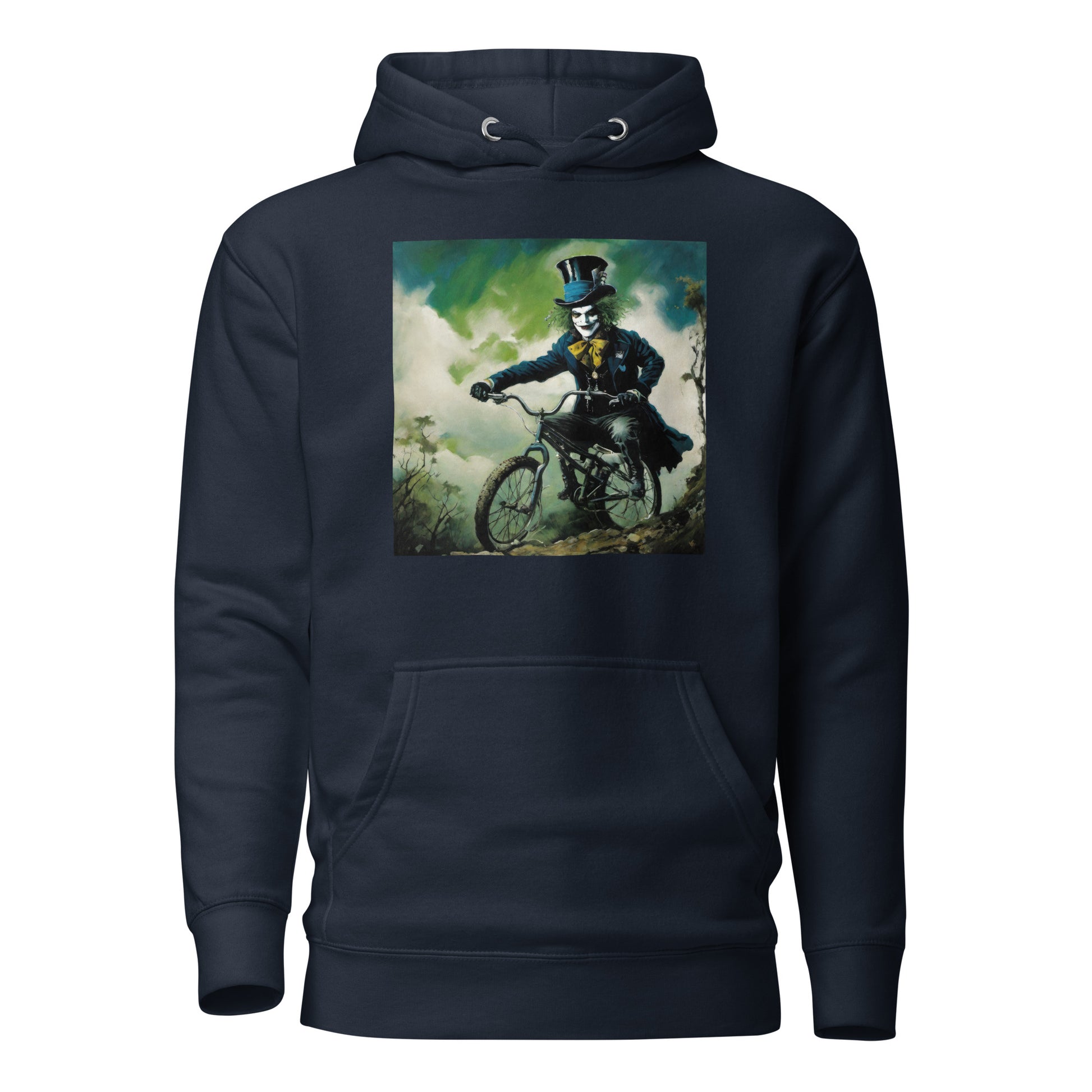 Mad Hatter Biking Men's Hoodie Navy Blazer