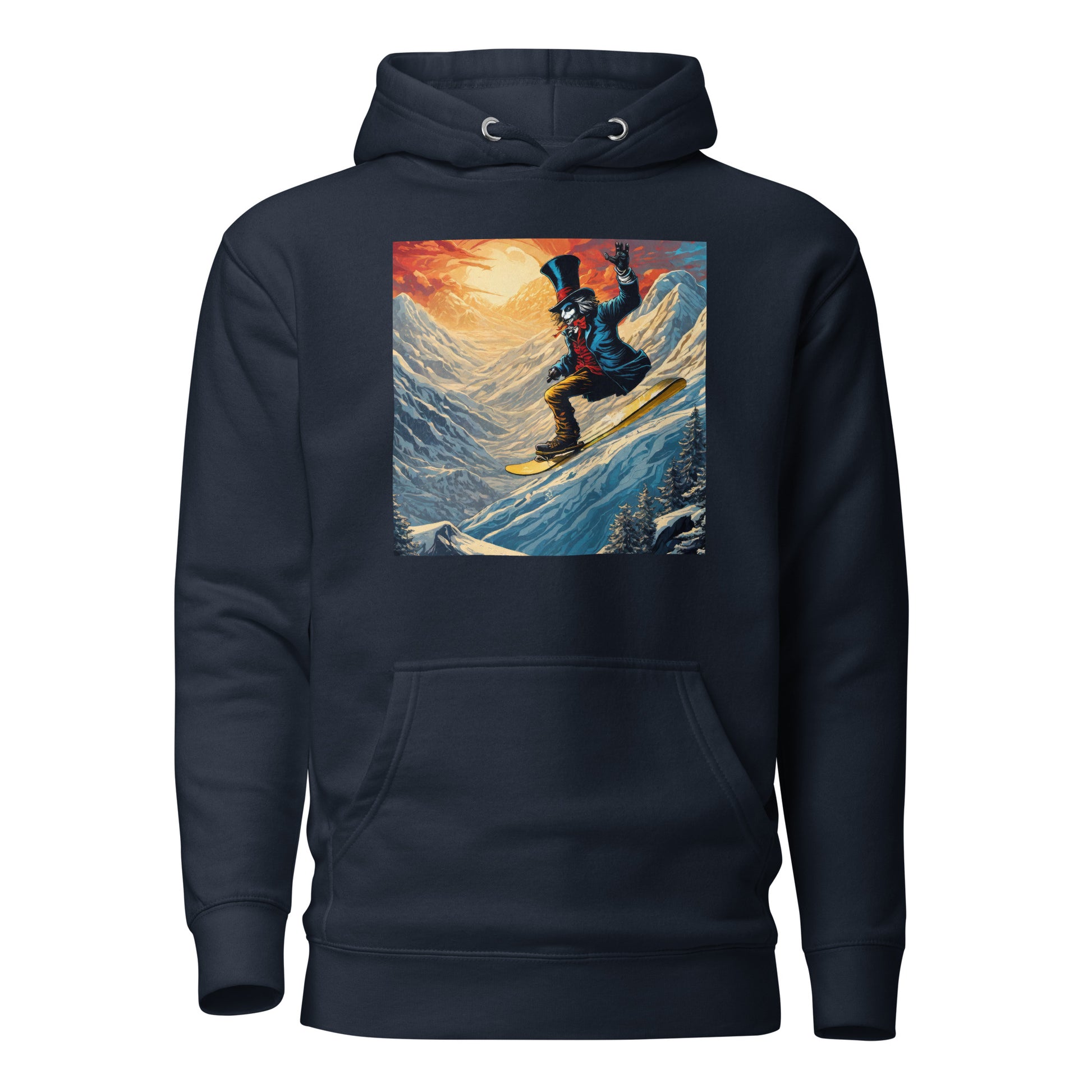 Mad Hatter Snowboarding Men's Hoodie Navy Blazer