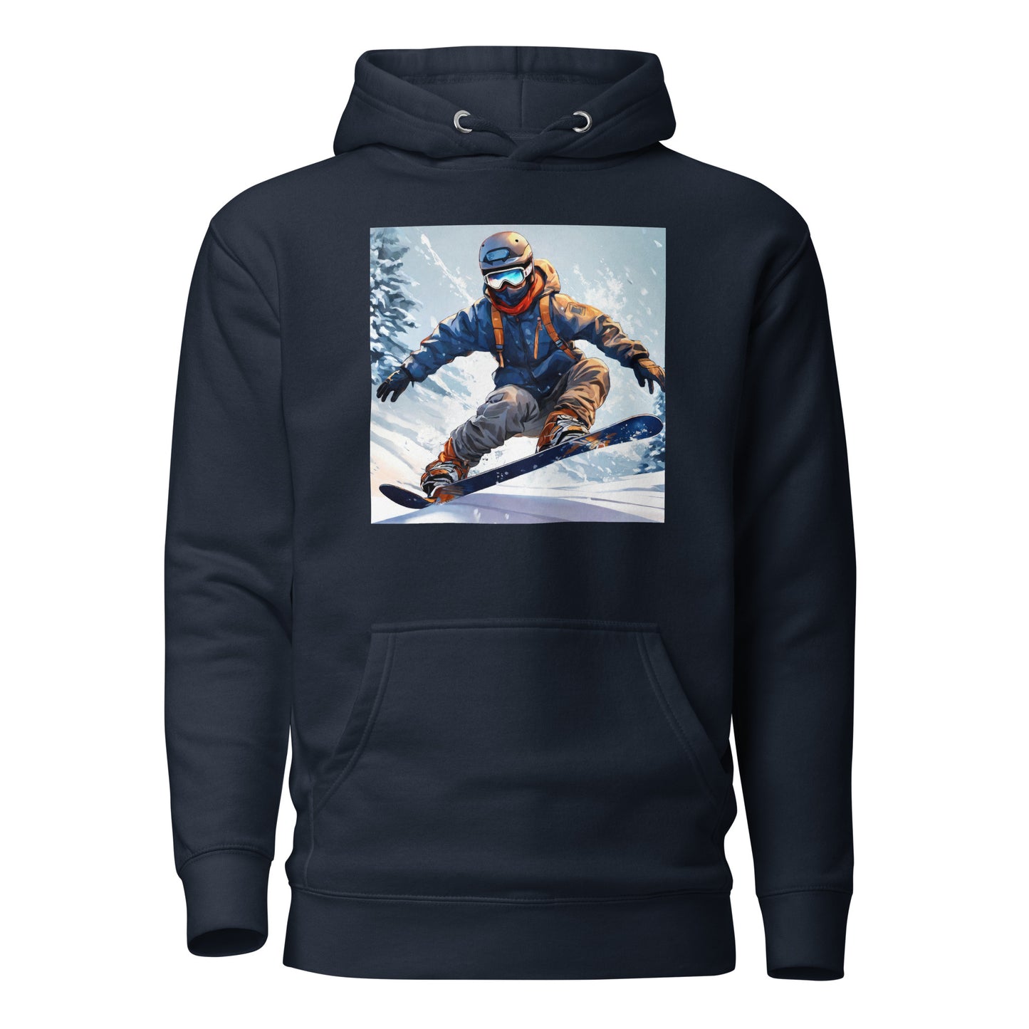 Men's Snowboarding Hoodie Navy Blazer