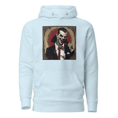 Psyched Vampire Men's Hoodie Sky Blue