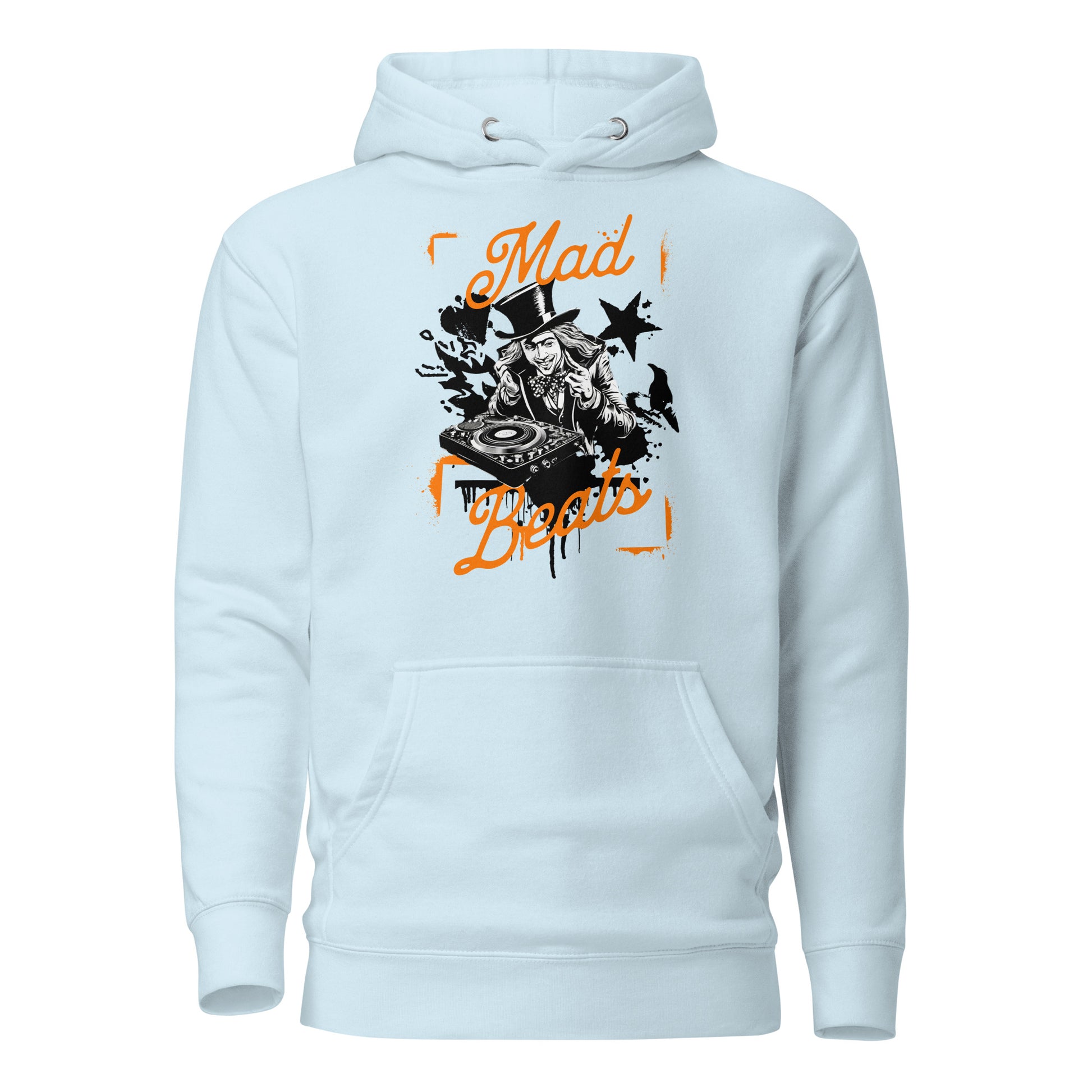 Mad Beats Mad Hatter Men's Hoodie Sky Blue