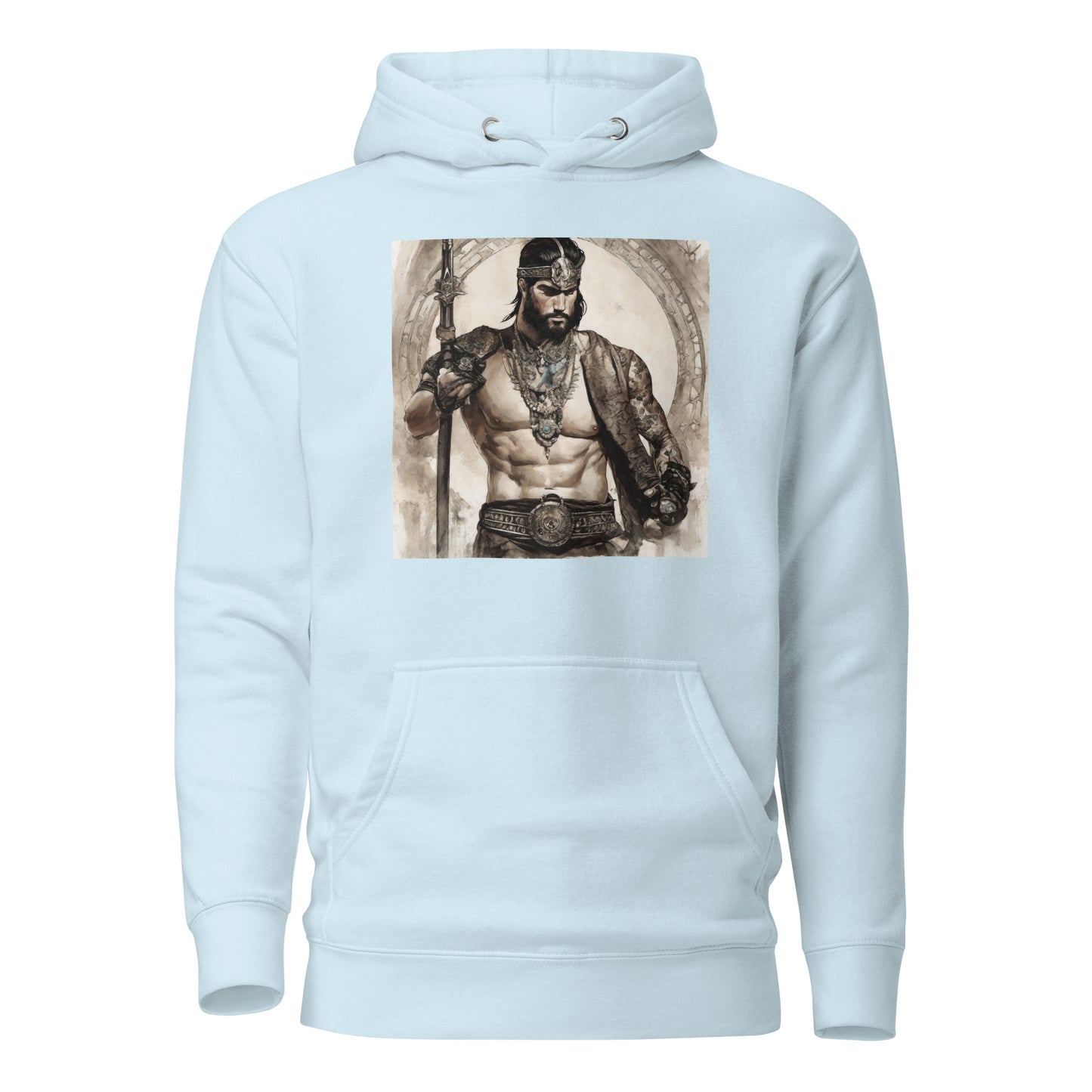 Ares Men's Hoodie Sky Blue