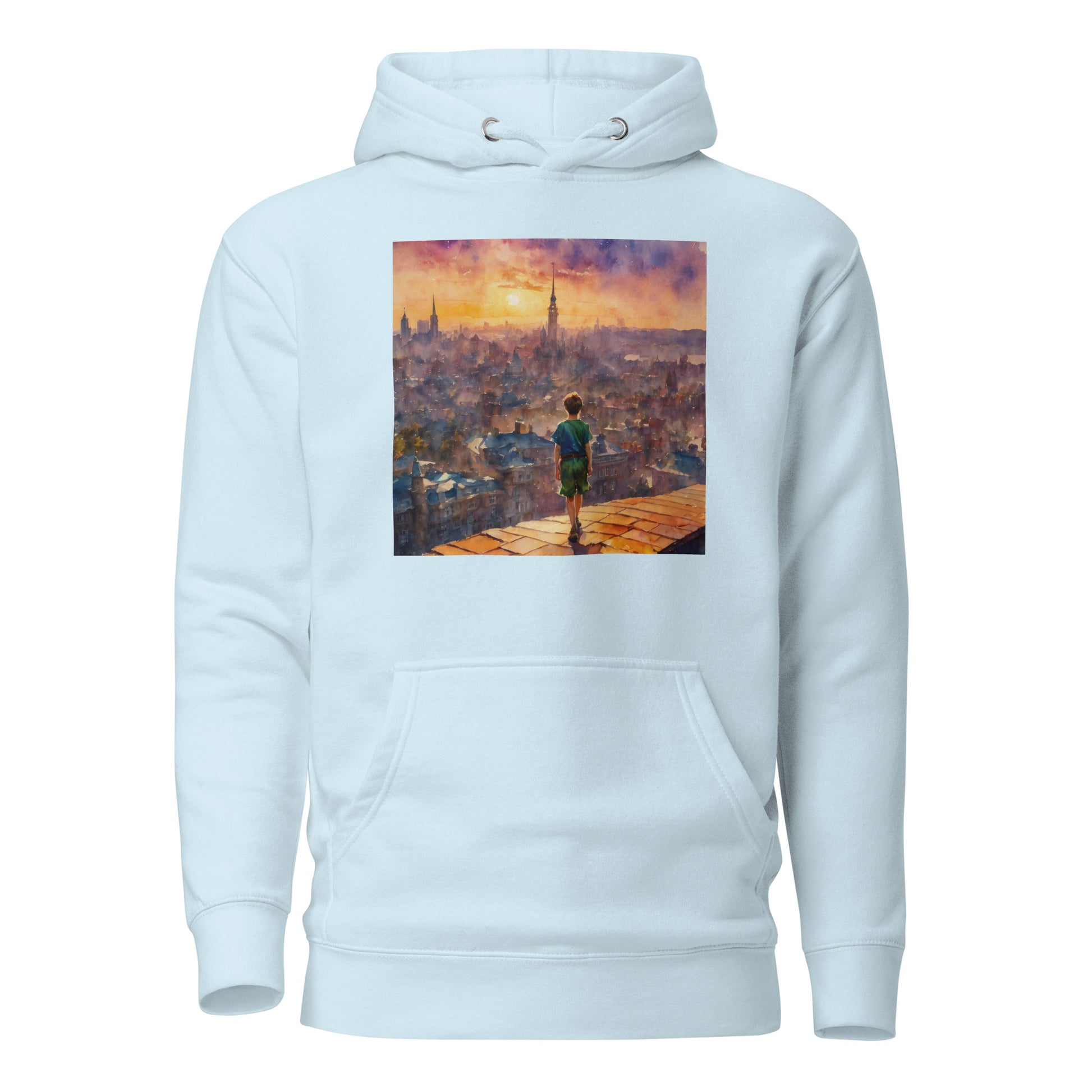 Peter Pan's World Men's Hoodie Sky Blue