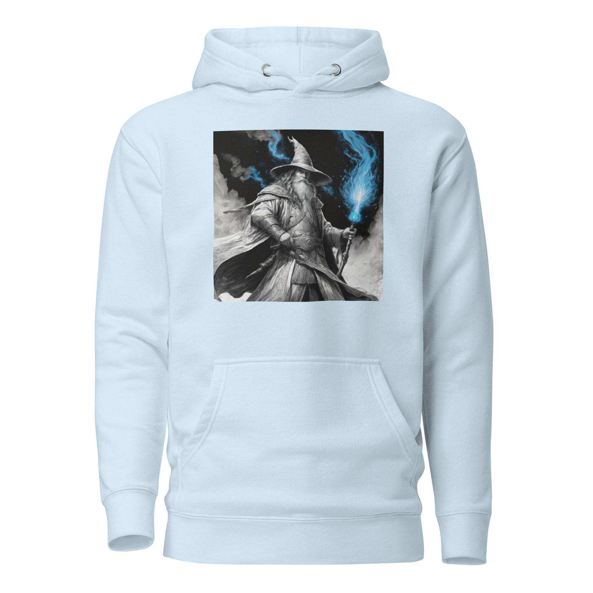 Wondrous Wizard Men's Hoodie Sky Blue