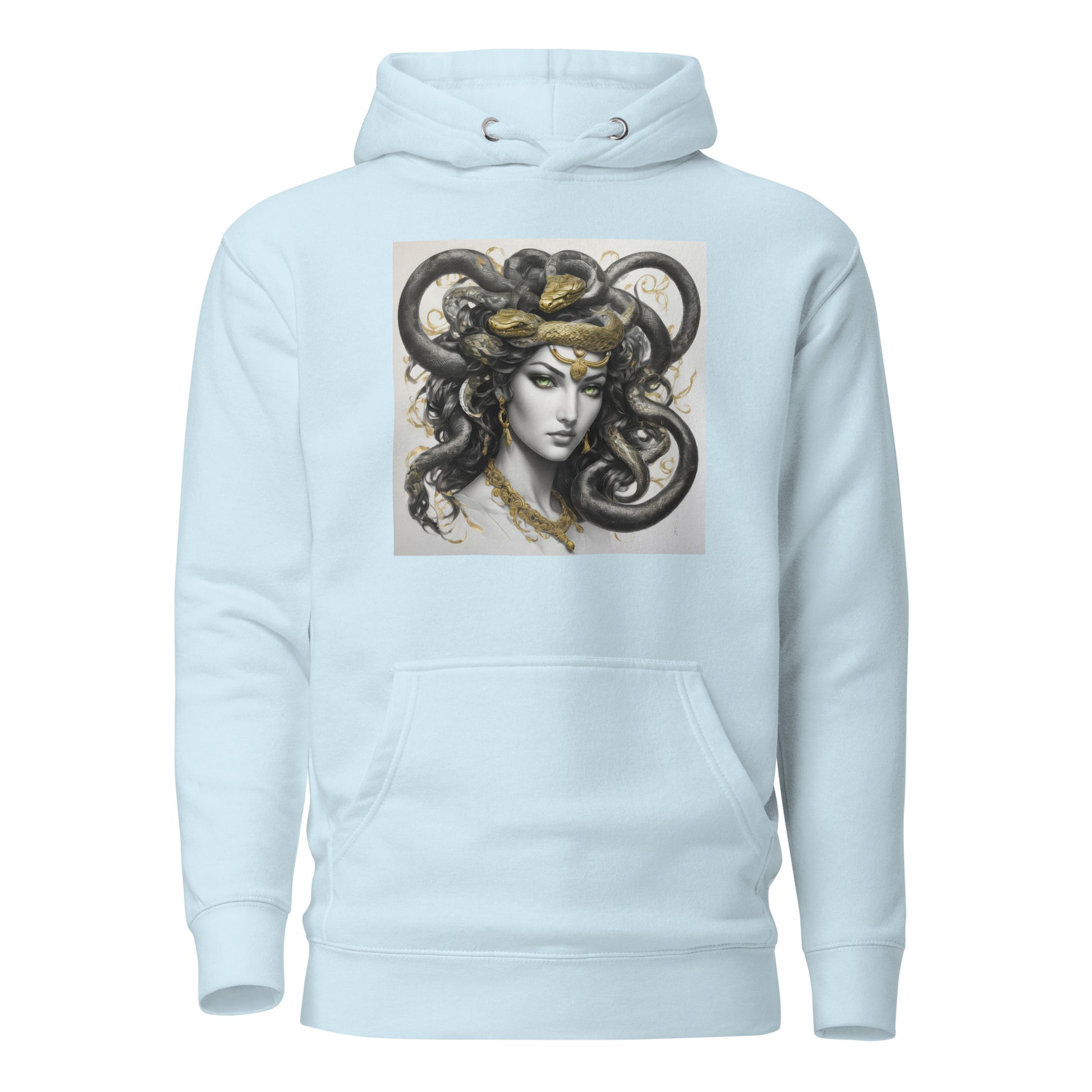 Bold Medusa Men's Mythology Hoodie Sky Blue