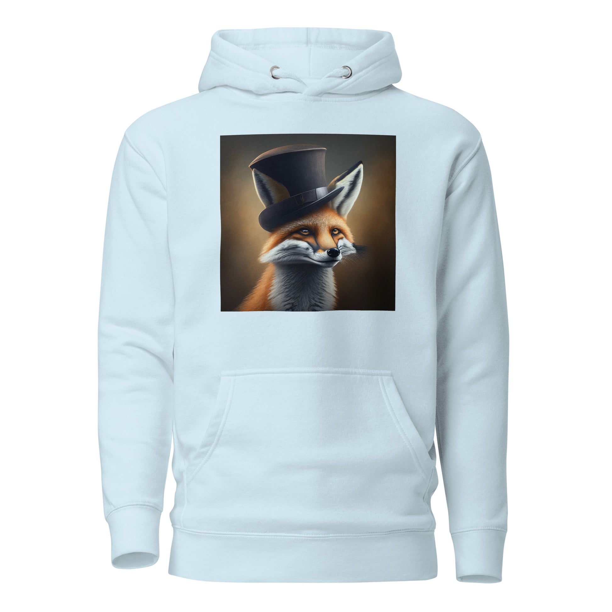 Dapper Fox Men's Graphic Hoodie Sky Blue