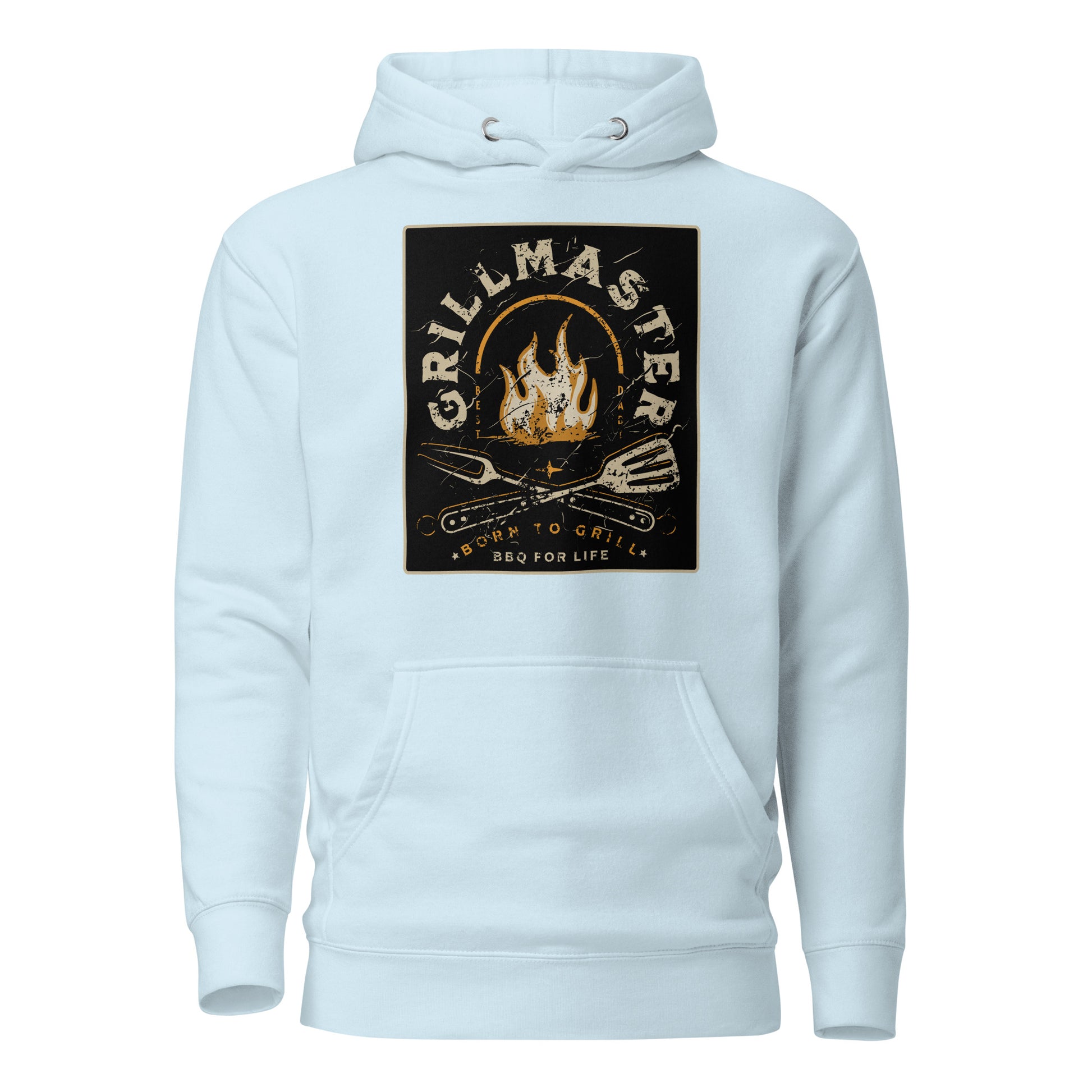 Grillmaster Hoodie for Dad Sky Blue