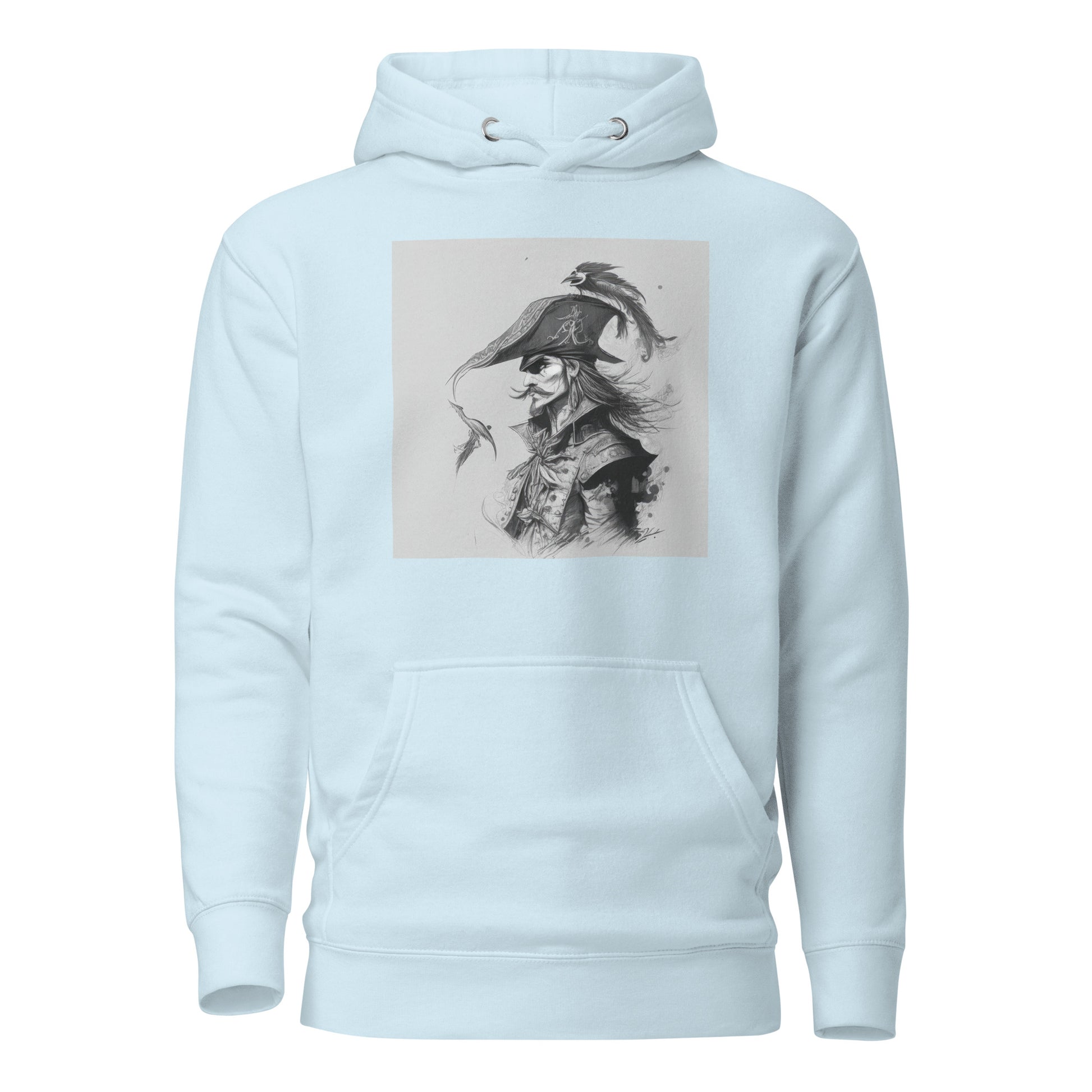 Captain Hook Men's Fairy Tale Hoodie Sky Blue