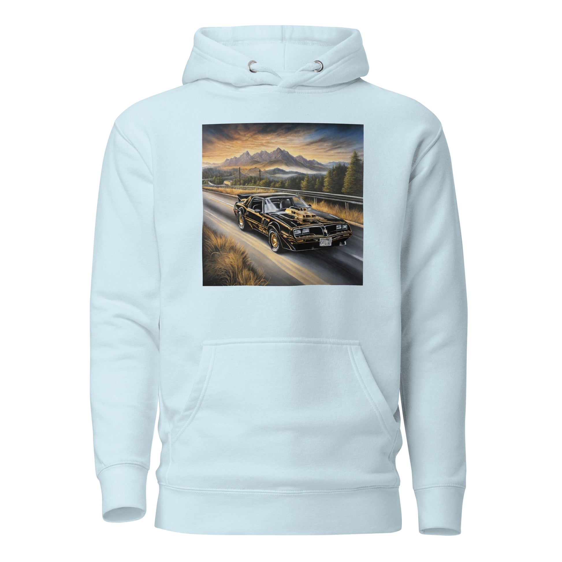 70s Trans Am Men's Hoodie Sky Blue