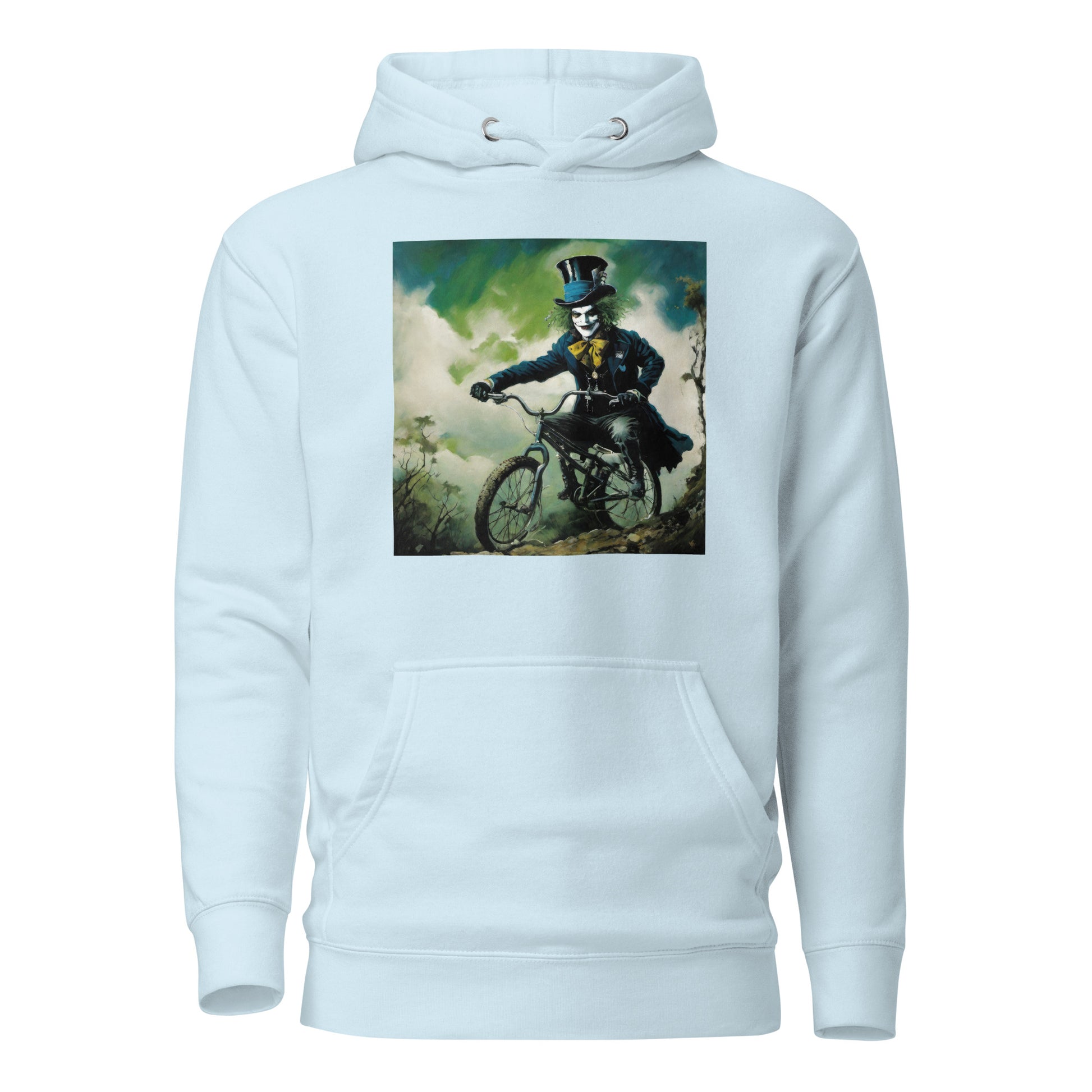 Mad Hatter Biking Men's Hoodie Sky Blue