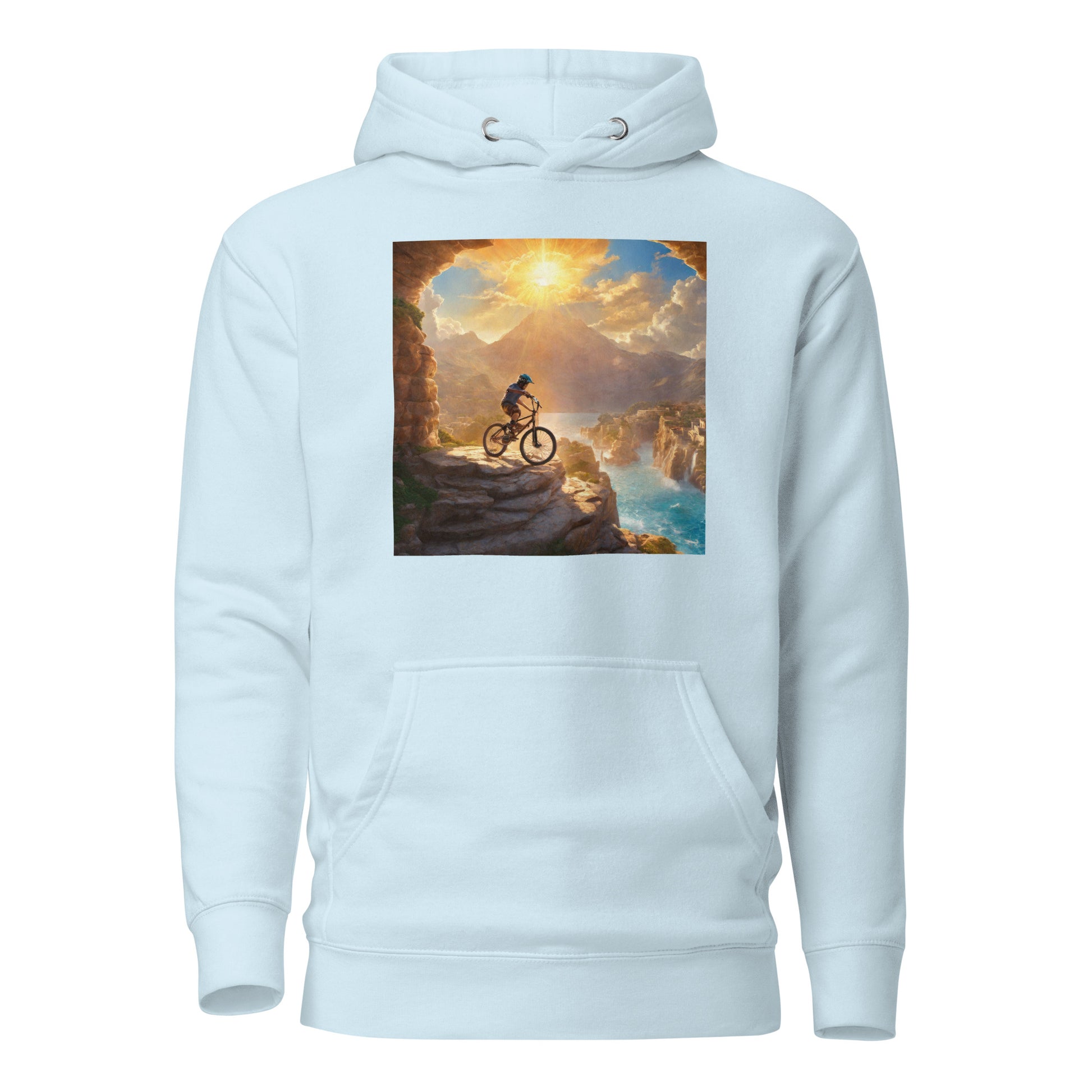 Cyclist's Dream Men's Hoodie Sky Blue