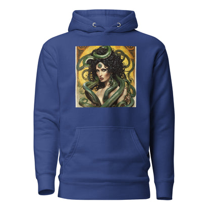 Enchanting Medusa Men's Mythology Hoodie Team Royal