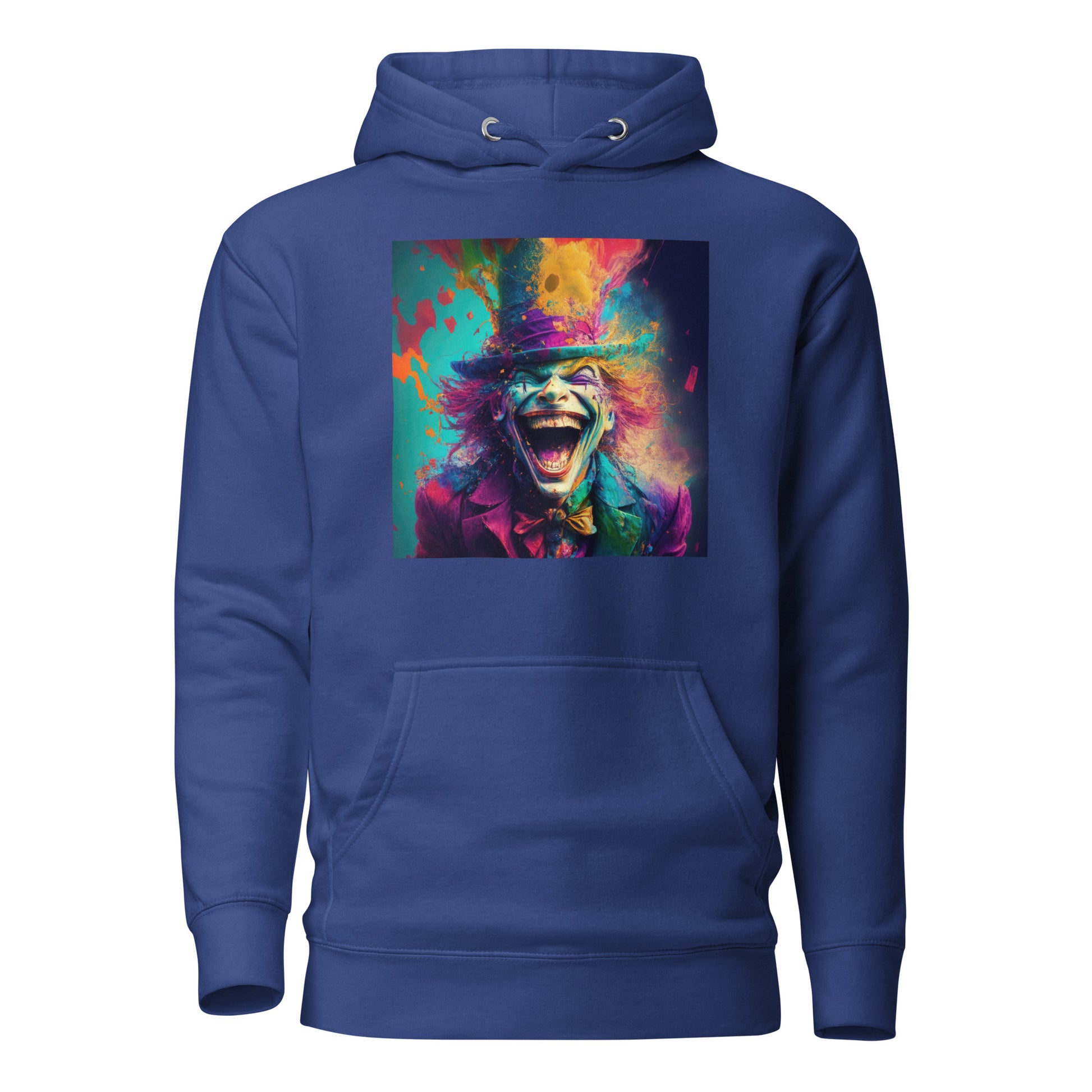 Crazy Mad Hatter Men's Alice in Wonderland Hoodie Team Royal