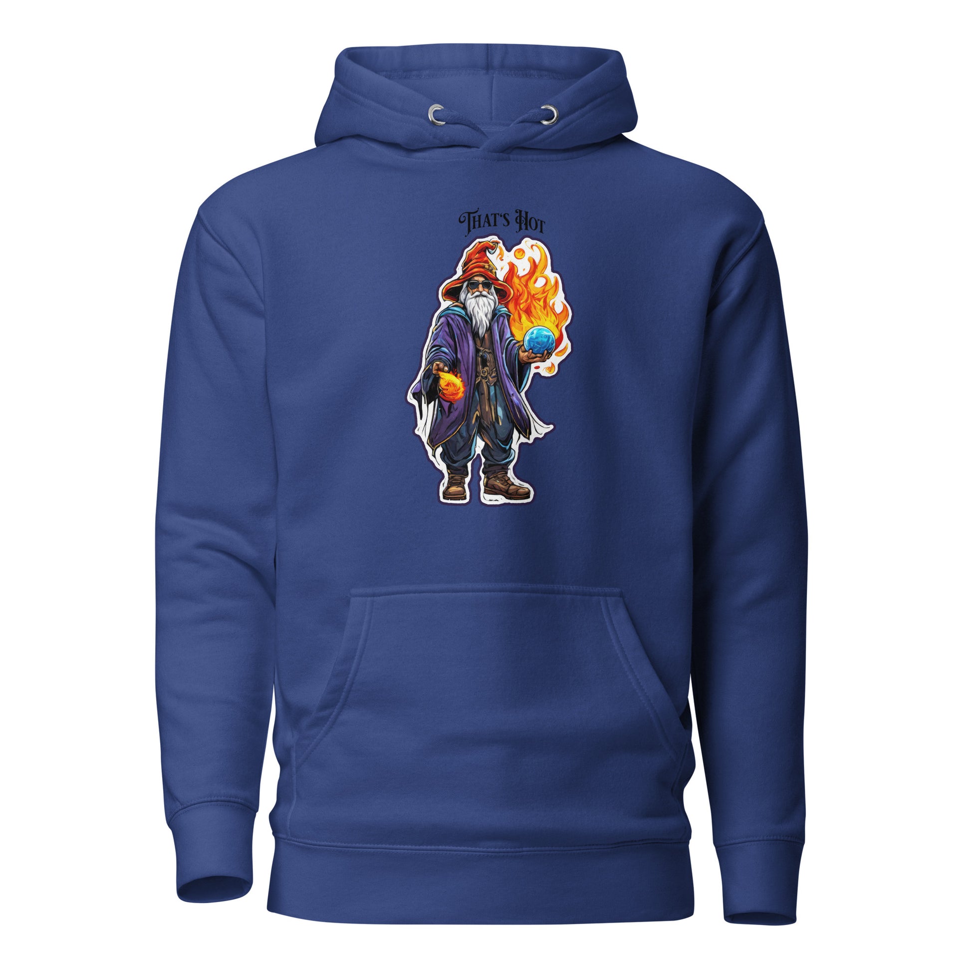 That's Hot Wizard Men's Funny Hoodie Team Royal