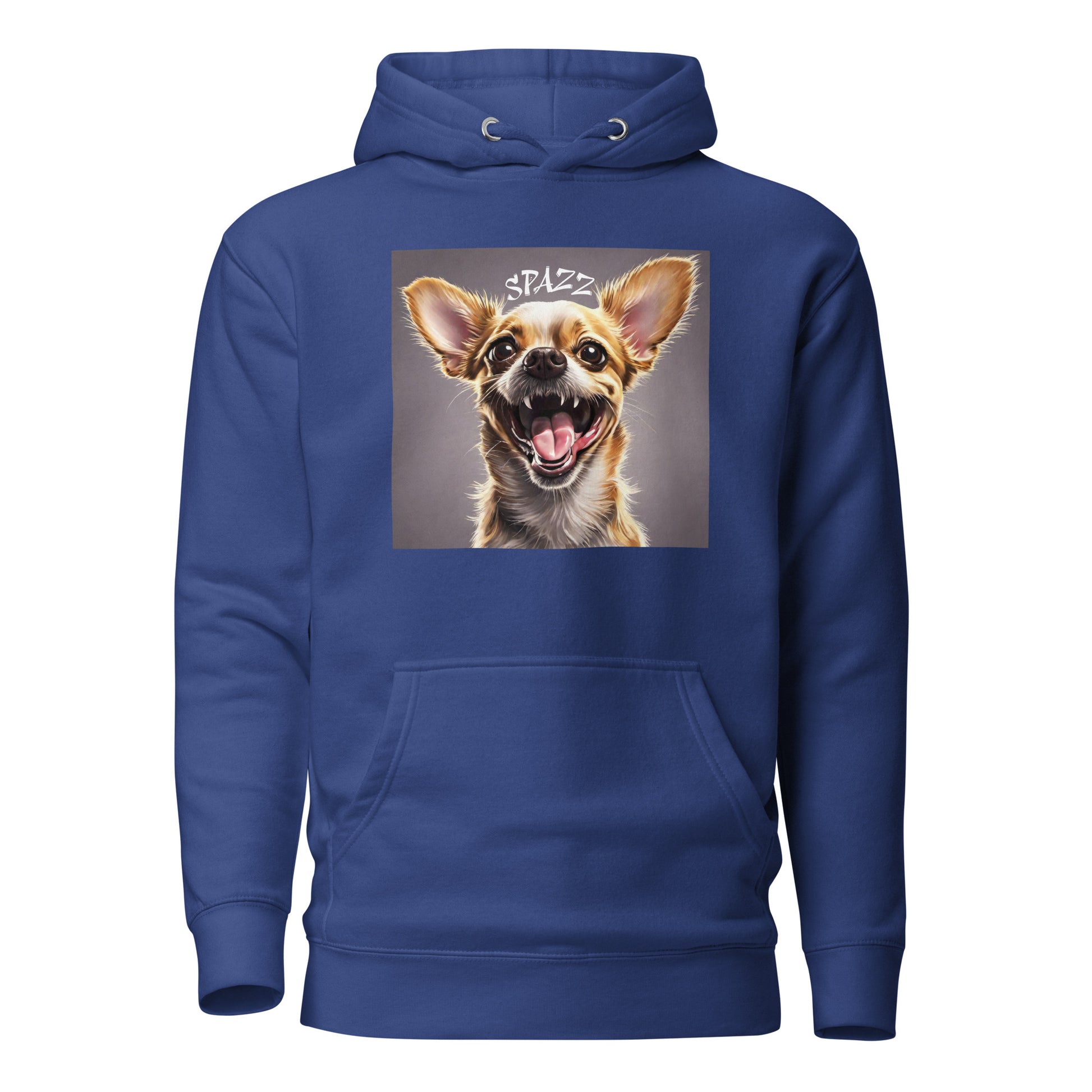 Spazz Men's Funny Hoodie Team Royal