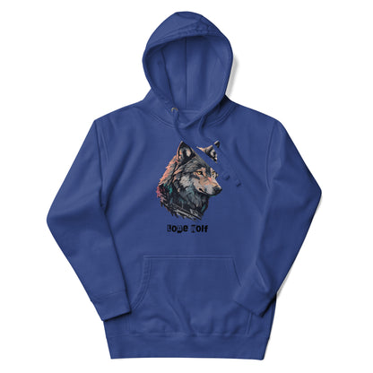 Lone Wolf Men's Funny Hoodie