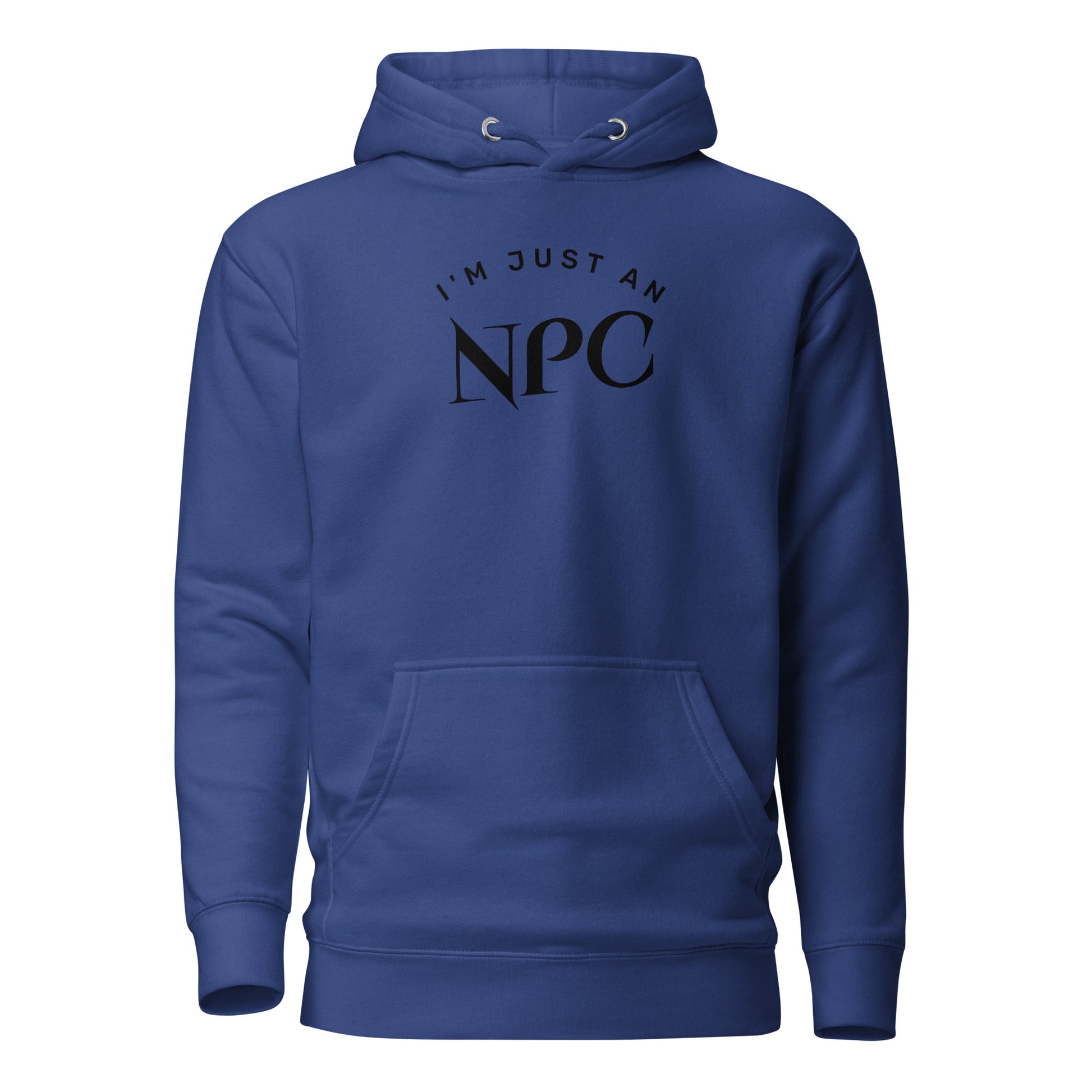 I'm Just an NPC Men's Funny Hoodie Team Royal