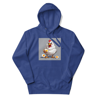 Cannibalistic Chicken Men's Funny Hoodie