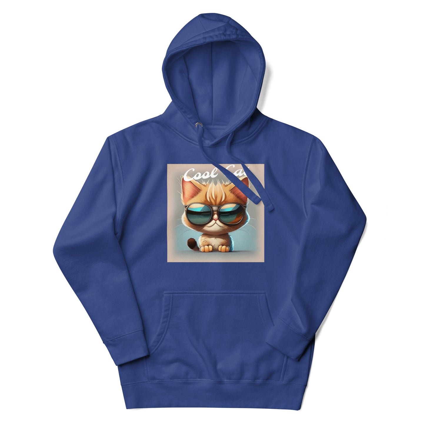 Cool Cat Men's Funny Hoodie