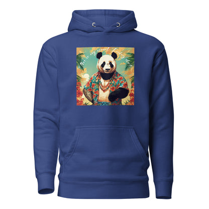 Casual Friday Panda Men's Funny Hoodie Team Royal