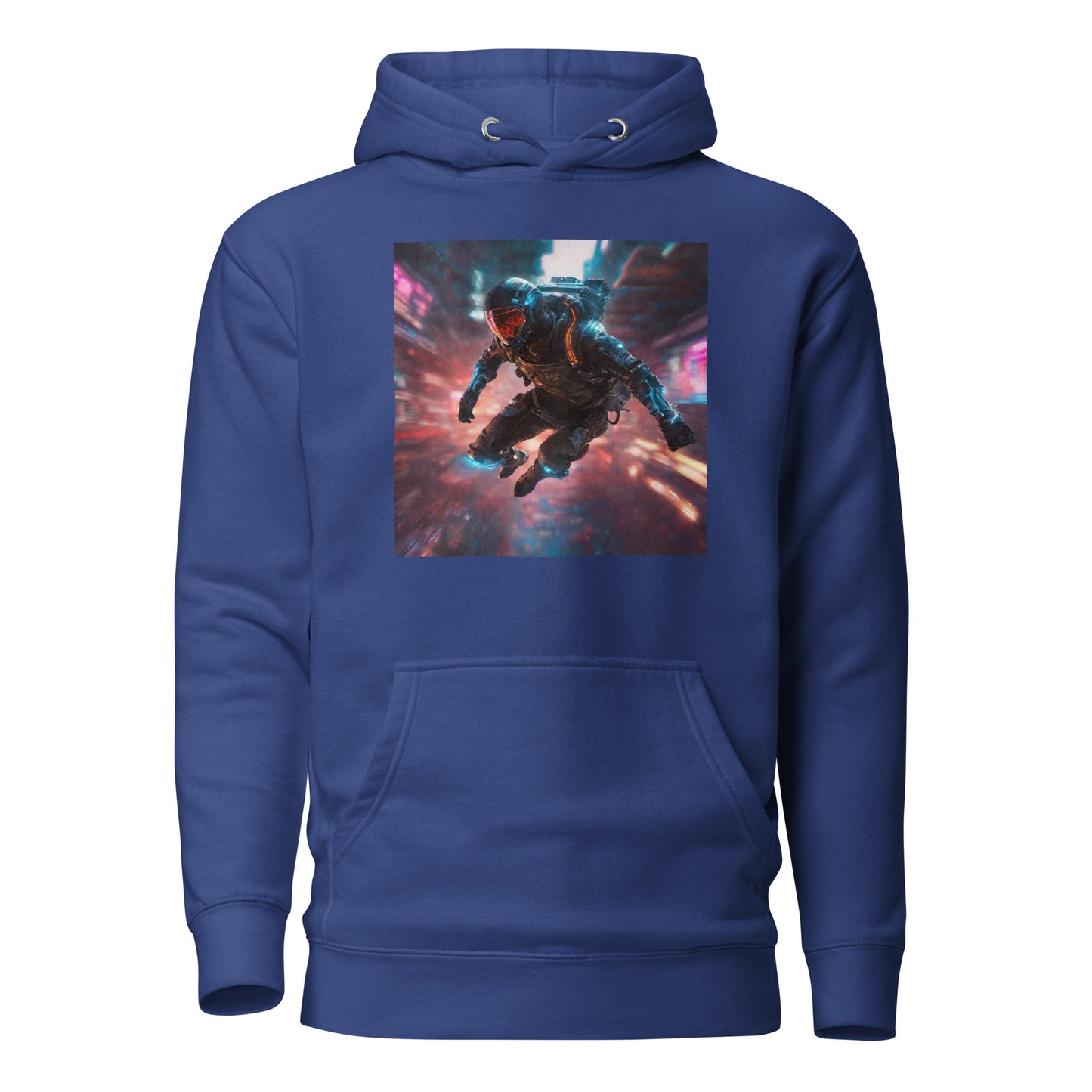 Cyberpunk Spaceman Men's Hoodie Team Royal